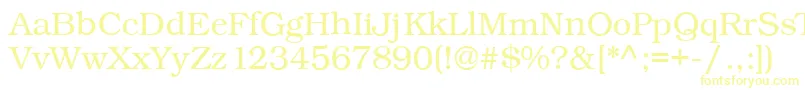 Kacstbook-Schriftart – Gelbe Schriften