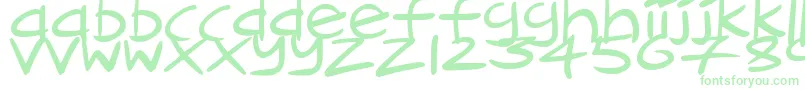 Подробнее о шрифте CartoonInkstrokes Шрифт CartoonInkstrokes – зелёные шрифты