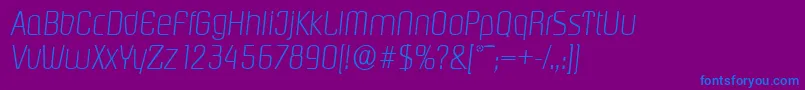 En savoir plus sur la police PasadenaserialXlightItalic Police PasadenaserialXlightItalic – polices bleues sur fond violet