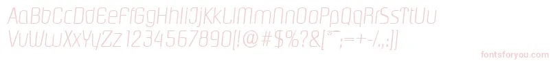 PasadenaserialXlightItalic Font – Pink Fonts