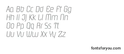 PasadenaserialXlightItalic Font