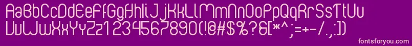 Albertino1.0 Font – Pink Fonts on Purple Background