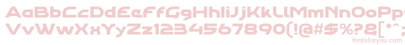 Agharapro Font – Pink Fonts on White Background