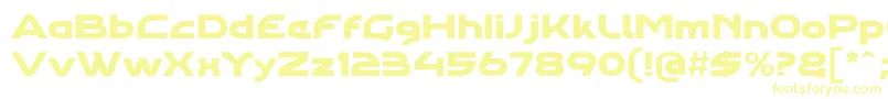Agharapro-Schriftart – Gelbe Schriften