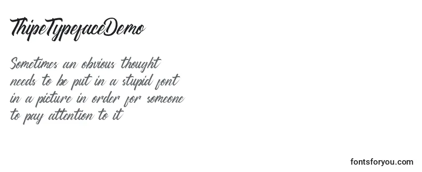 ThipeTypefaceDemo Font