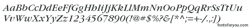 ItcGaramondLtBookItalic Font – Barcode Fonts