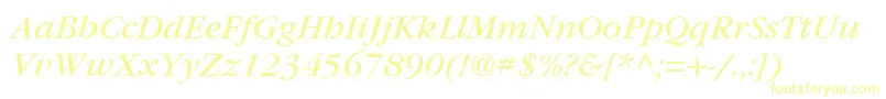 ItcGaramondLtBookItalic Font – Yellow Fonts