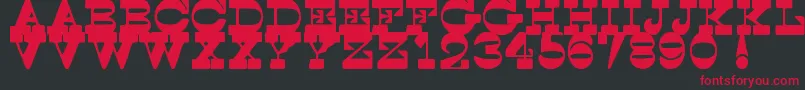 SpoghettiWesternTfb Font – Red Fonts on Black Background