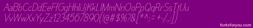 MesmerizeScUlIt Font – Pink Fonts on Purple Background