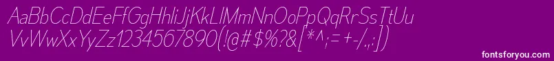 MesmerizeScUlIt Font – White Fonts on Purple Background