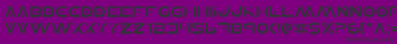 Planetsv2 Font – Black Fonts on Purple Background