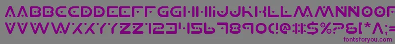 Planetsv2 Font – Purple Fonts on Gray Background