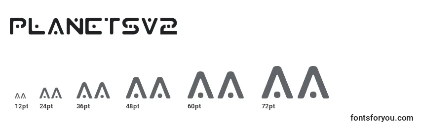 Planetsv2 Font Sizes