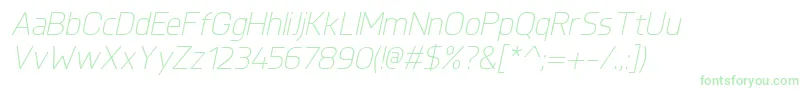 KnulLightitalic Font – Green Fonts