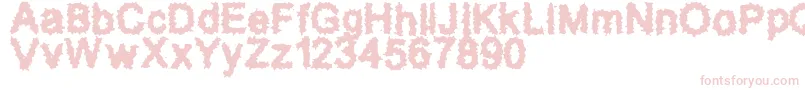 SplatzBrk Font – Pink Fonts on White Background