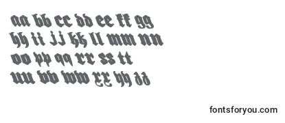 Обзор шрифта Biergartenleft