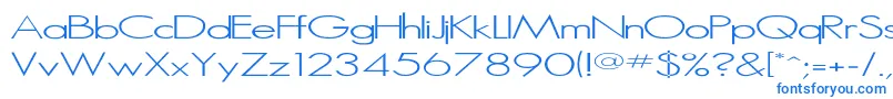 Шрифт Microserif ffy – синие шрифты