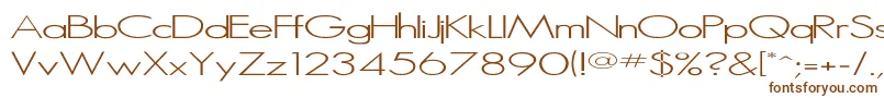 Шрифт Microserif ffy – коричневые шрифты на белом фоне