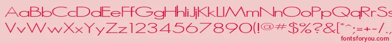 More about Microserif ffy Font Microserif ffy Font – Red Fonts on Pink Background