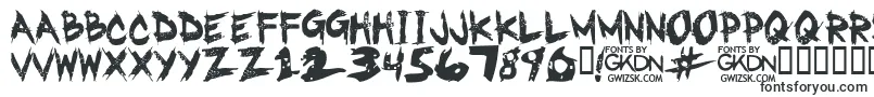Czcionka GwizskRegular – pogrubione fonty