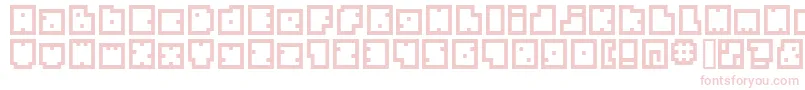 Bmbia Font – Pink Fonts on White Background
