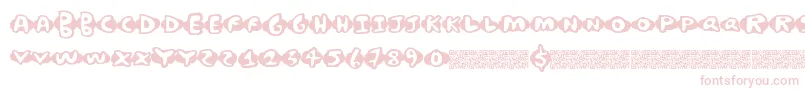 Chickenwaffles Font – Pink Fonts on White Background