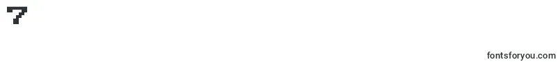 PkmnRbygsc-Schriftart – Schriften für die Ziffer 7