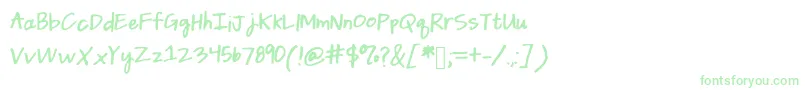 Daintydaisies Font – Green Fonts