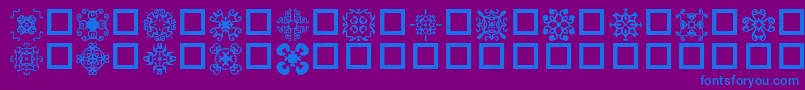 Подробнее о шрифте EdgersNormal Шрифт EdgersNormal – синие шрифты на фиолетовом фоне