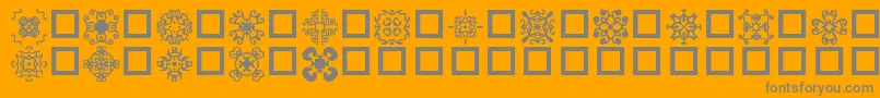 EdgersNormalフォントについての詳細 フォントEdgersNormal – オレンジの背景に灰色の文字