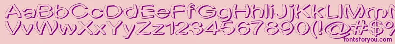 Weitere Informationen zur Uni Tortred-Schriftart Uni Tortred-Schriftart – Violette Schriften auf rosa Hintergrund
