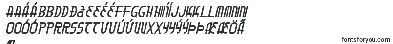 MoonDartBoldItalic Font – Icelandic Fonts