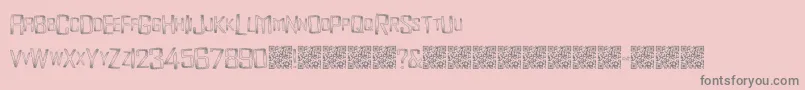 Monsterenergy Font – Gray Fonts on Pink Background