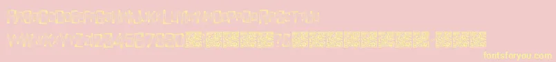 Monsterenergy Font – Yellow Fonts on Pink Background