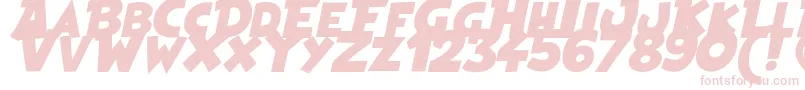 HeroesLegend Font – Pink Fonts on White Background