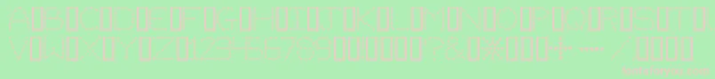 EvelynsHeart Font – Pink Fonts on Green Background