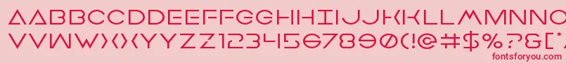 fuente Earthorbiterexpand – Fuentes Rojas Sobre Fondo Rosa