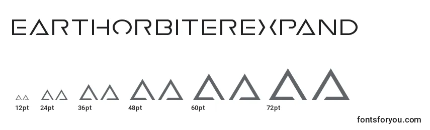 Earthorbiterexpand Font Sizes
