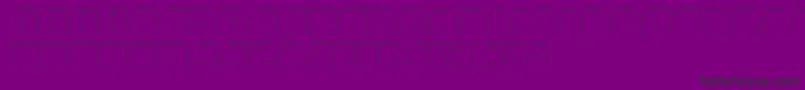 AndreFist-Schriftart – Schwarze Schriften auf violettem Hintergrund
