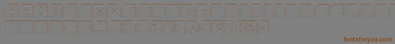 AndreFist Font – Brown Fonts on Gray Background