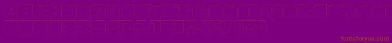 AndreFist Font – Brown Fonts on Purple Background