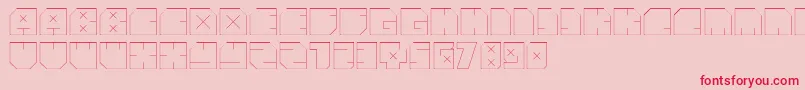 AndreFist Font – Red Fonts on Pink Background