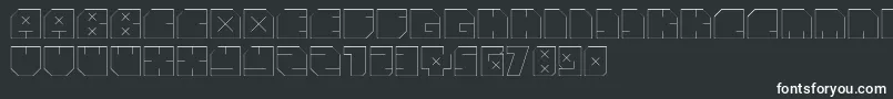 AndreFist Font – White Fonts on Black Background