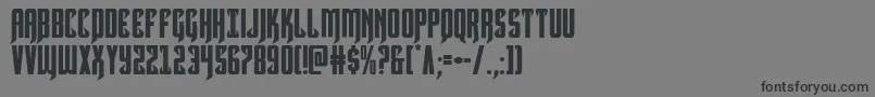 Hawkmoon Font – Black Fonts on Gray Background