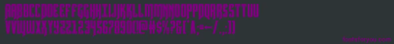 Hawkmoon Font – Purple Fonts on Black Background