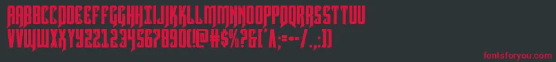 Hawkmoon Font – Red Fonts on Black Background