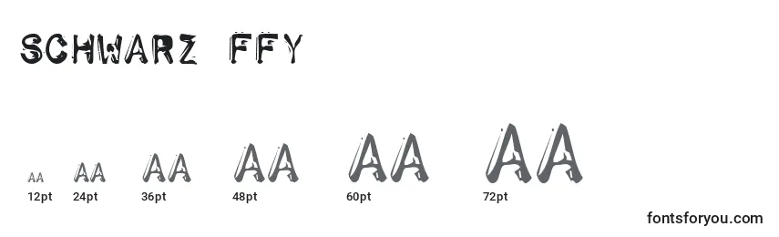 Schwarz ffy Font Sizes