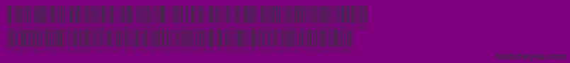 Inthrp36dmtt-Schriftart – Schwarze Schriften auf violettem Hintergrund