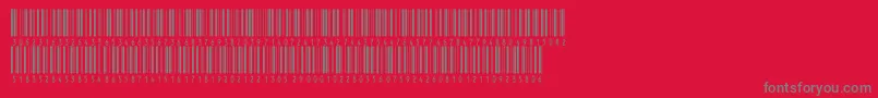 fuente Inthrp36dmtt – Fuentes Grises Sobre Fondo Rojo