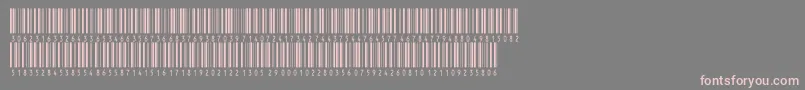 Inthrp36dmtt Font – Pink Fonts on Gray Background